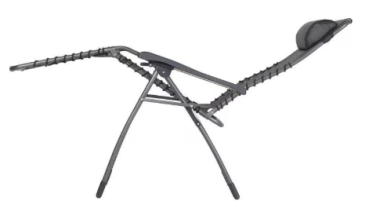 FIAM® Relaxliege MOVIDA 129TX / Schwarz